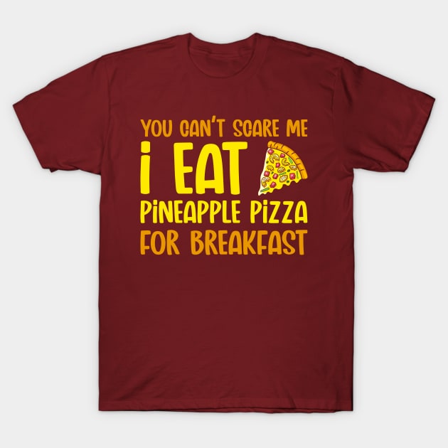 Scared Pineapple Pizza T-Shirt by nickbeta